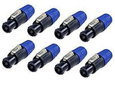 8x Neutrik Speakon NL4FX Stecker